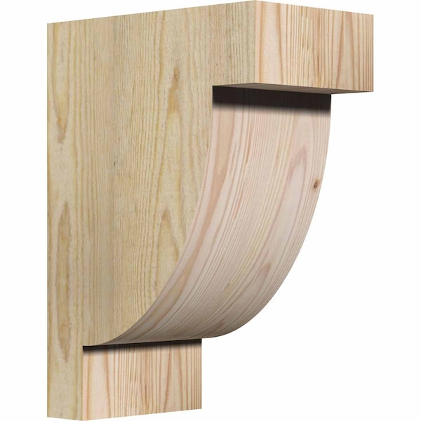 Ekena Millwork Alpine Rough Sawn Corbel, Douglas Fir, 6"W x 10"D x 14"H COR06X10X14ALP00RDF - main